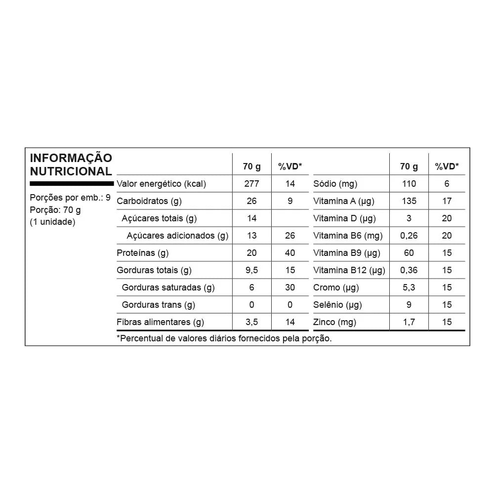 PROTOBAR 70G HAVANNA- NUTRATA