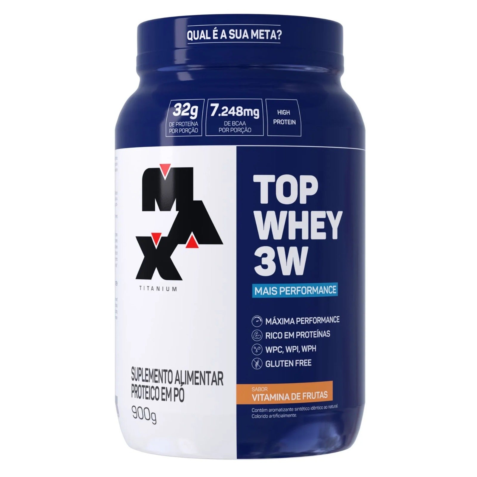 TOP WHEY 3W 900G - MAX TITANIUM