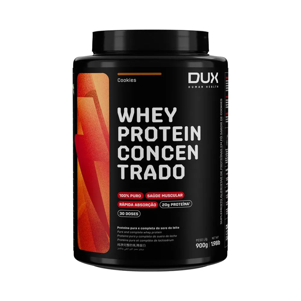 WHEY CONCENTRADO 900G - DUX NUTRITION