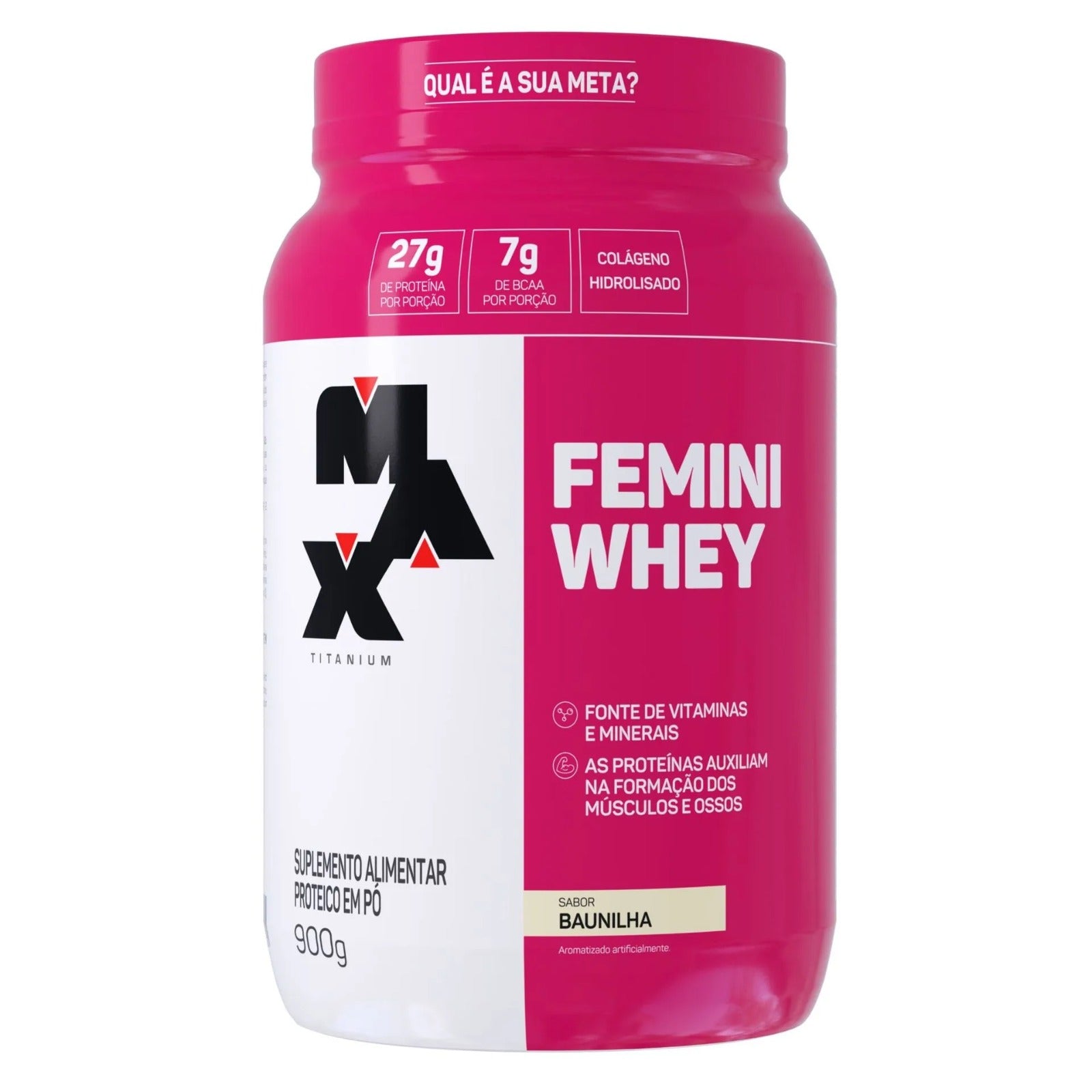FEMINI WHEY 900G - MAX TITANIUM