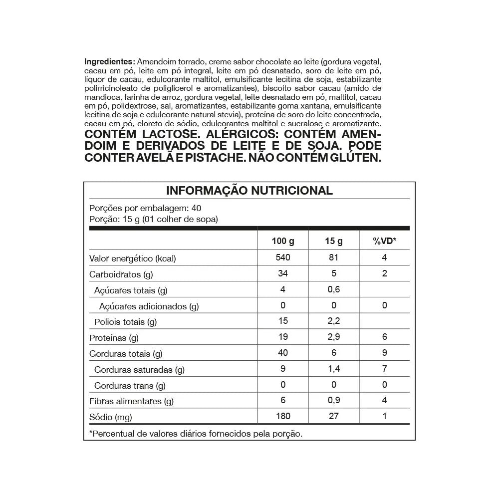 PASTA DE AMENDOIM 600G - NUTRATA