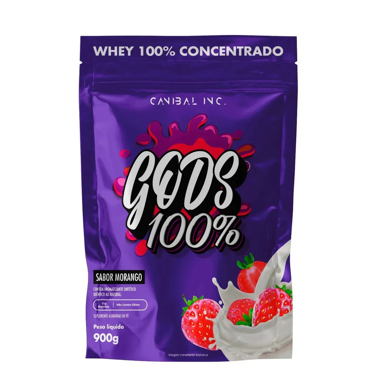 GODS WHEY 900G REFIL - CANIBAL INC