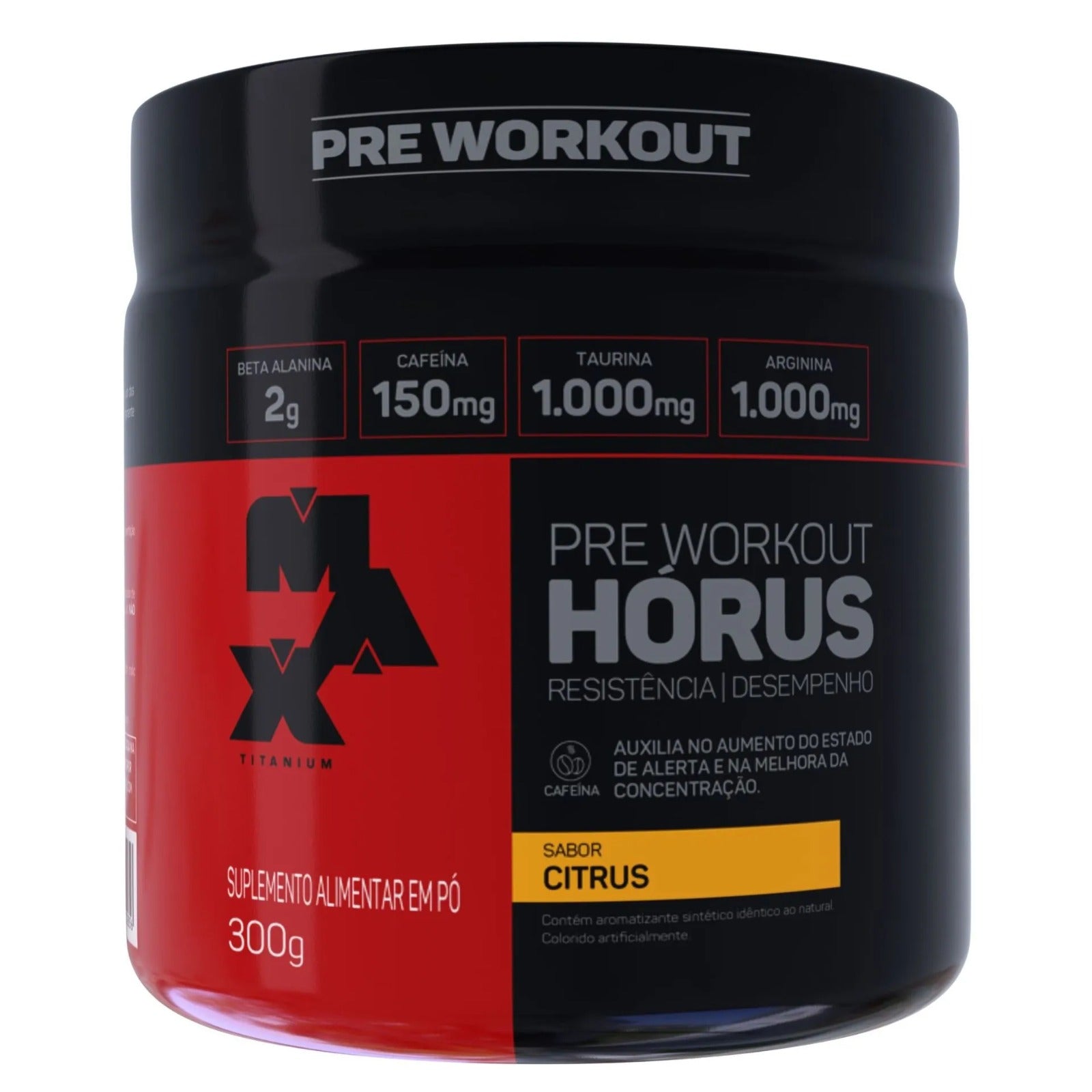 PRÉ WORKOUT HÓRUS 300G - MAX TITANIUM
