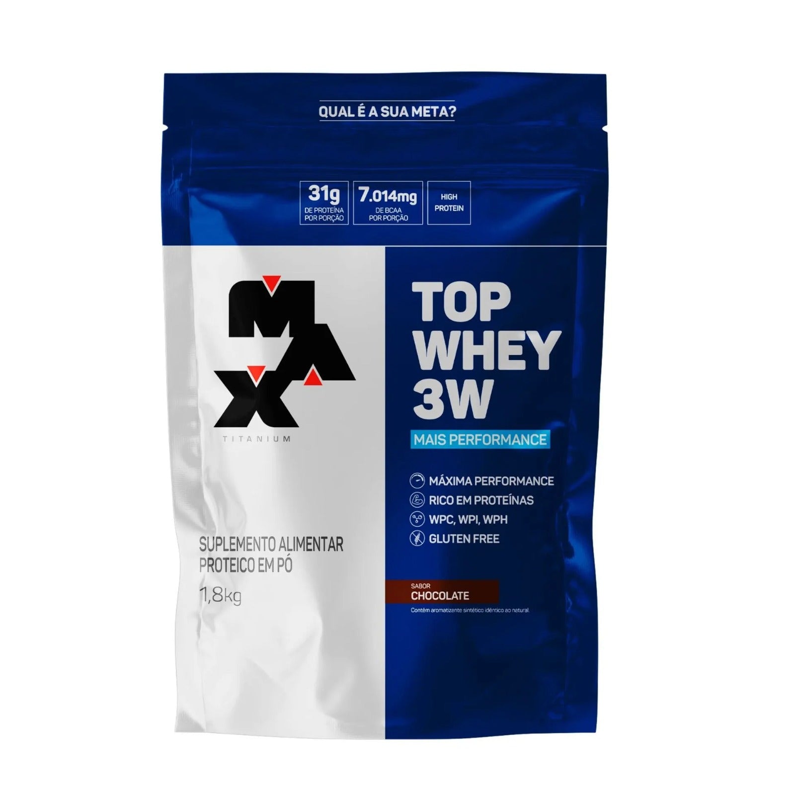 TOP WHEY 3W 1,8KG - MAX TITANIUM