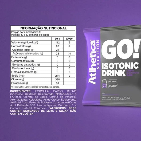 ISOTONIC 900G - ATLHETICA NUTRITION