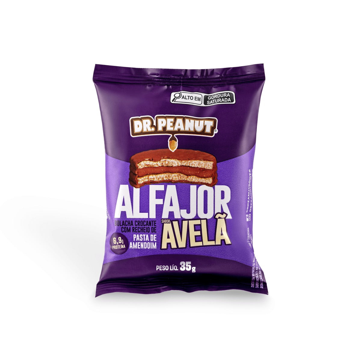 ALFAJOR 35G - DR PEANUT