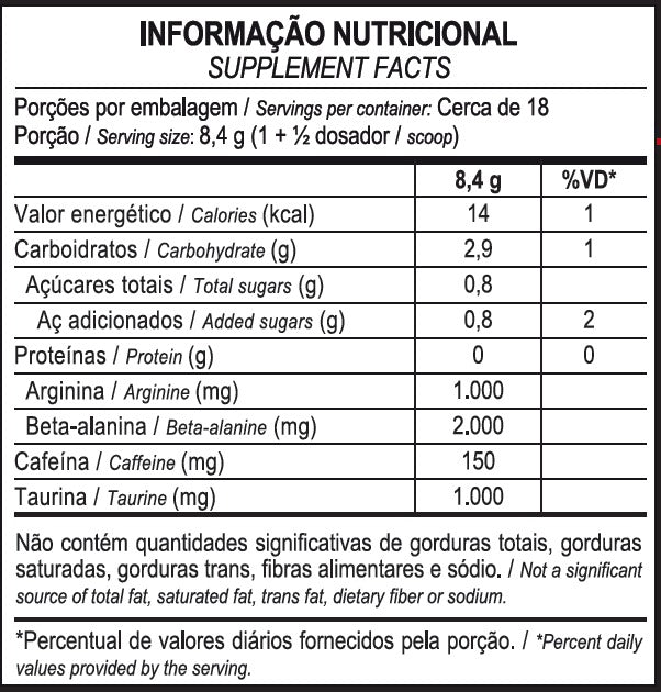 HÓRUS PRE WORKOUT 150G- MAX TITANIUM