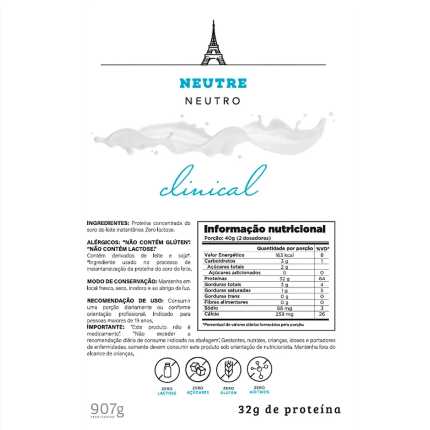 WHEY CLINICAL 900G - CHEF