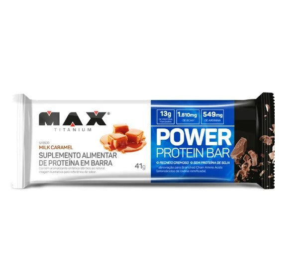 POWER PROTEIN BAR 41G - MAX TITANIUM