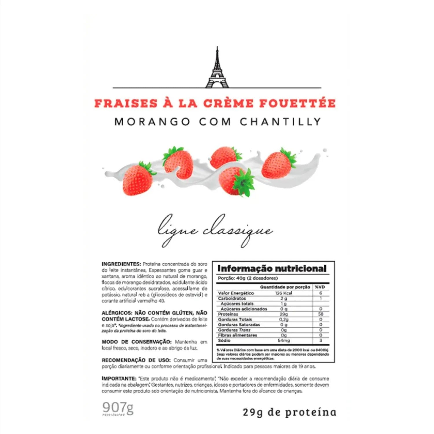 WHEY 907G / 800G (PARIS 6) - CHEF