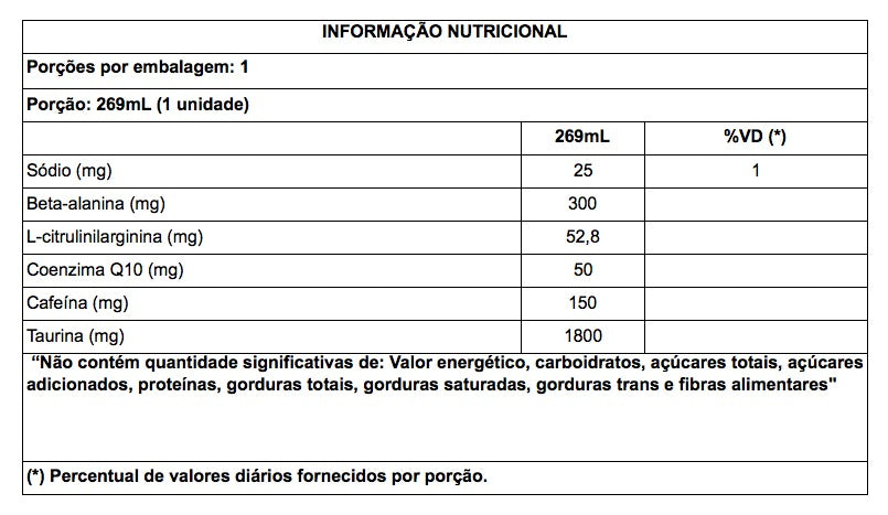 PRÉ TREINO AGENT ORANGE 269ML - NEW MILLEN
