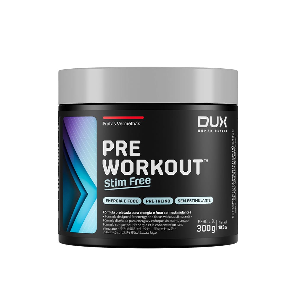 PRÉ WORKOUT STIM FREE 300G - DUX NUTRITION