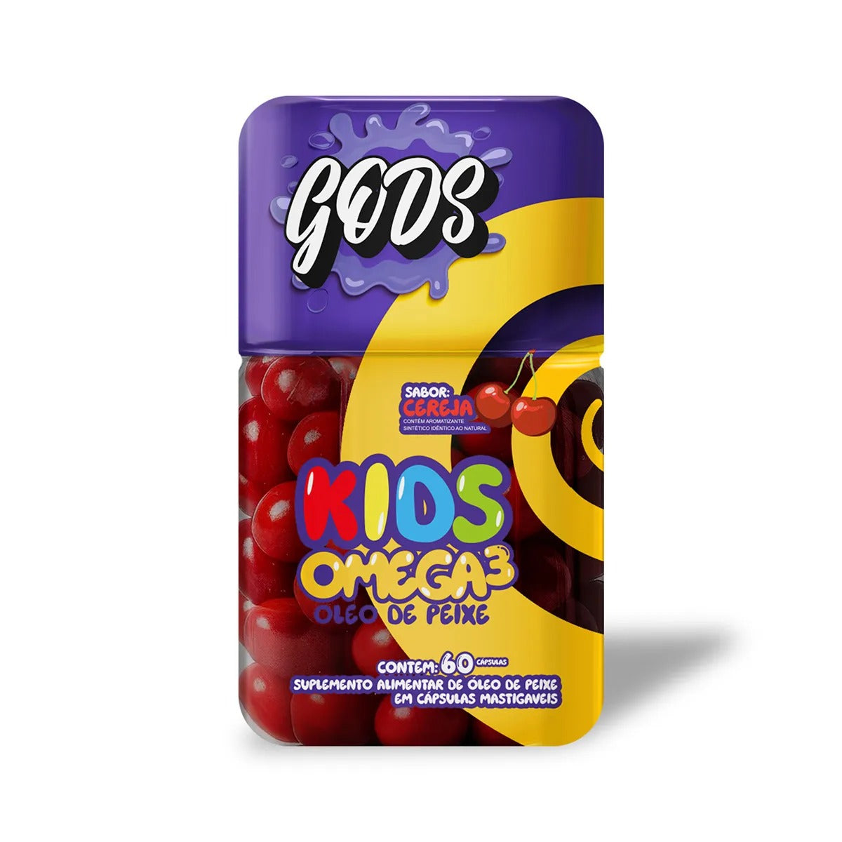 KIDS OMEGA 3 60CAPS - CANIBAL INC