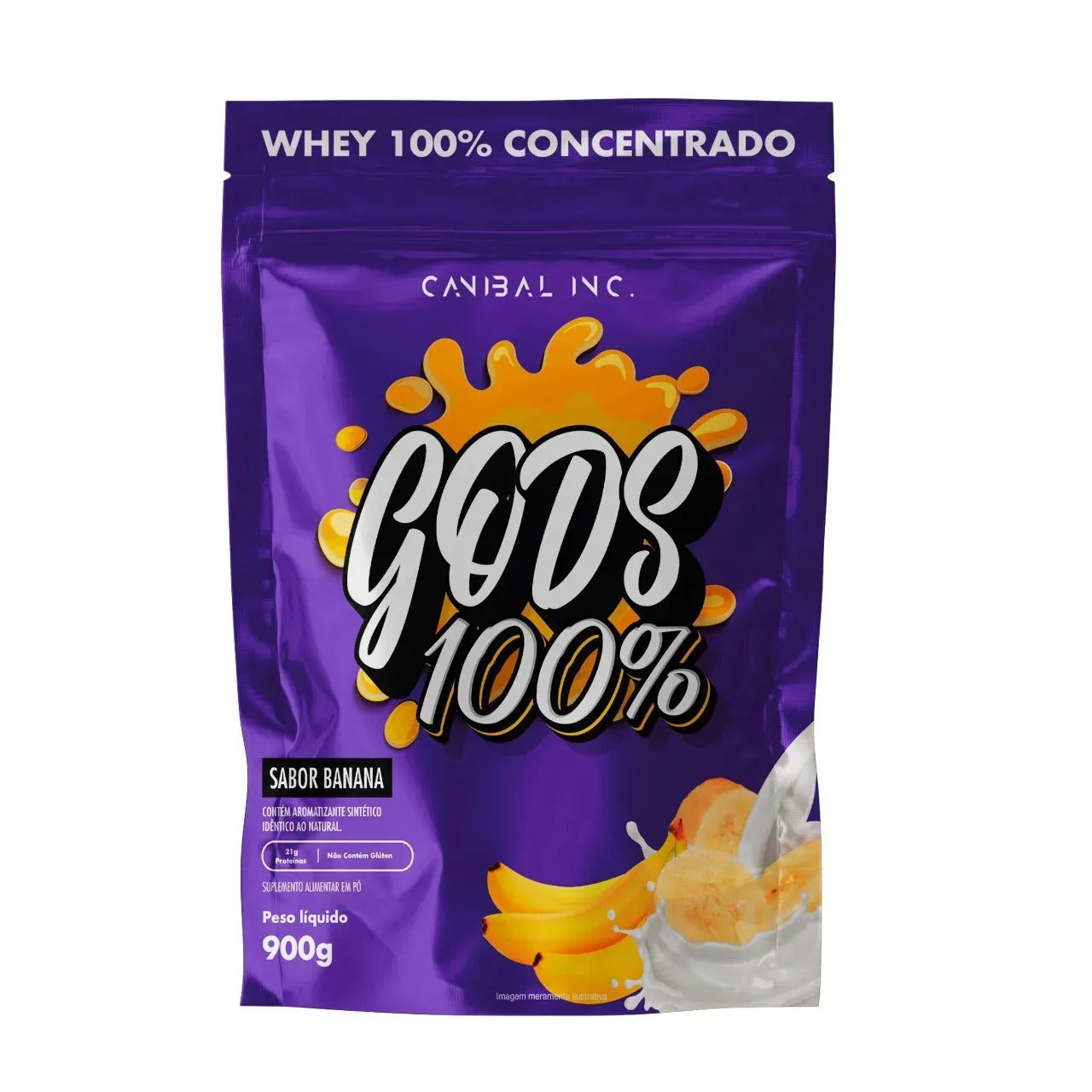 GODS WHEY 900G REFIL - CANIBAL INC