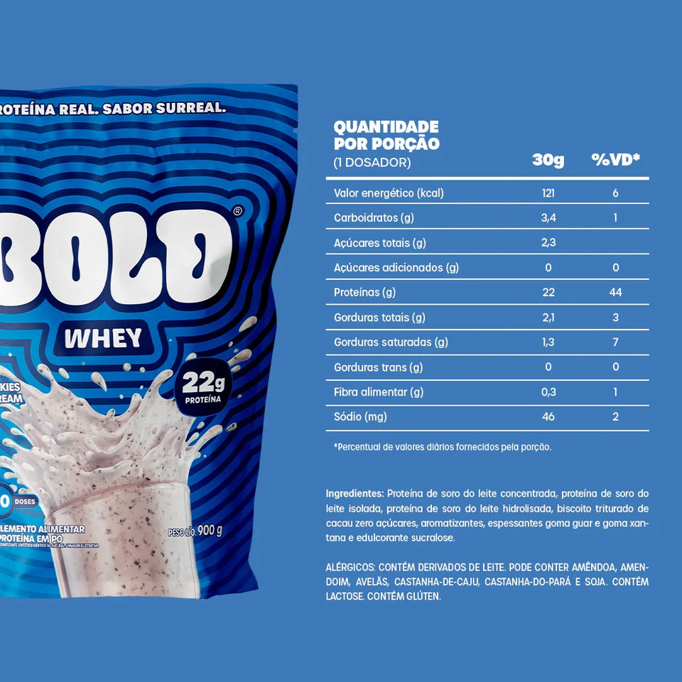 WHEY 900G - BOLD SNACKS