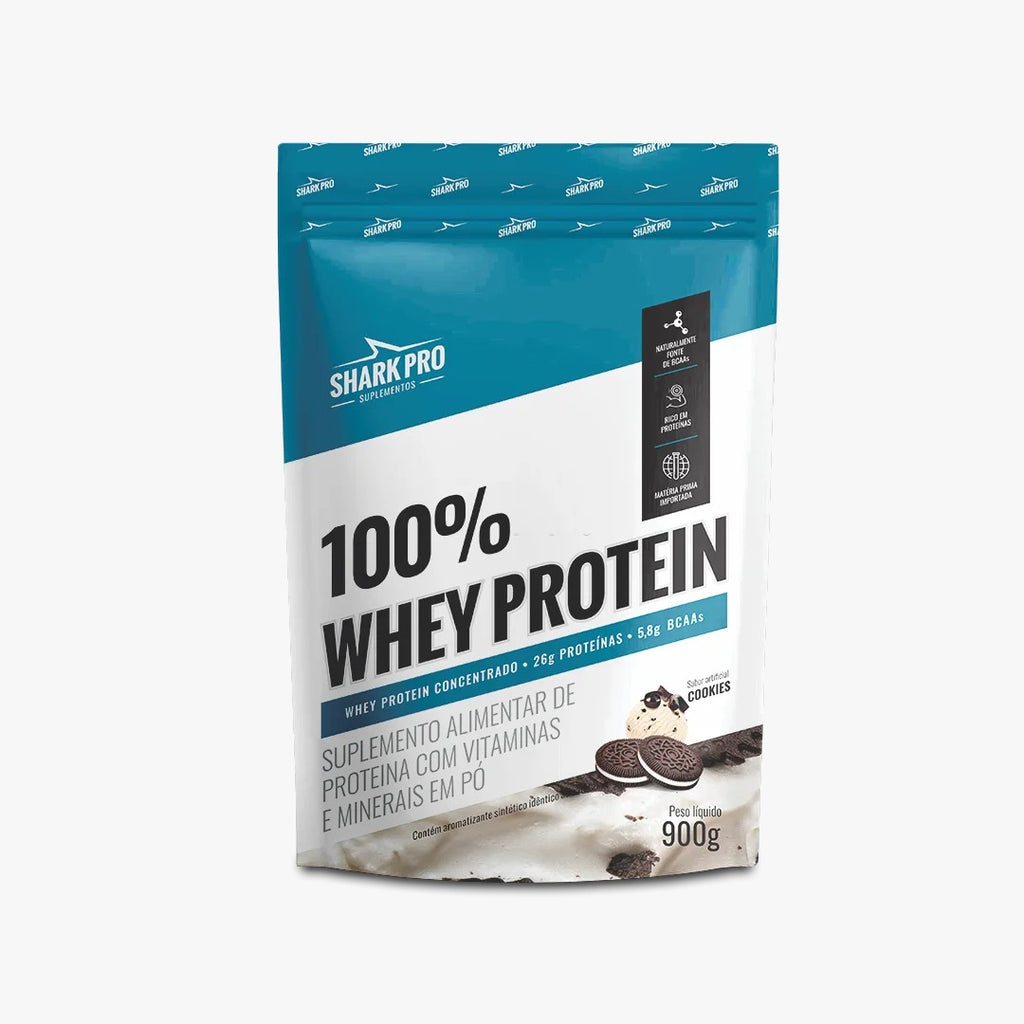100% WHEY PROTEIN REFIL 900G-SHARK PRO