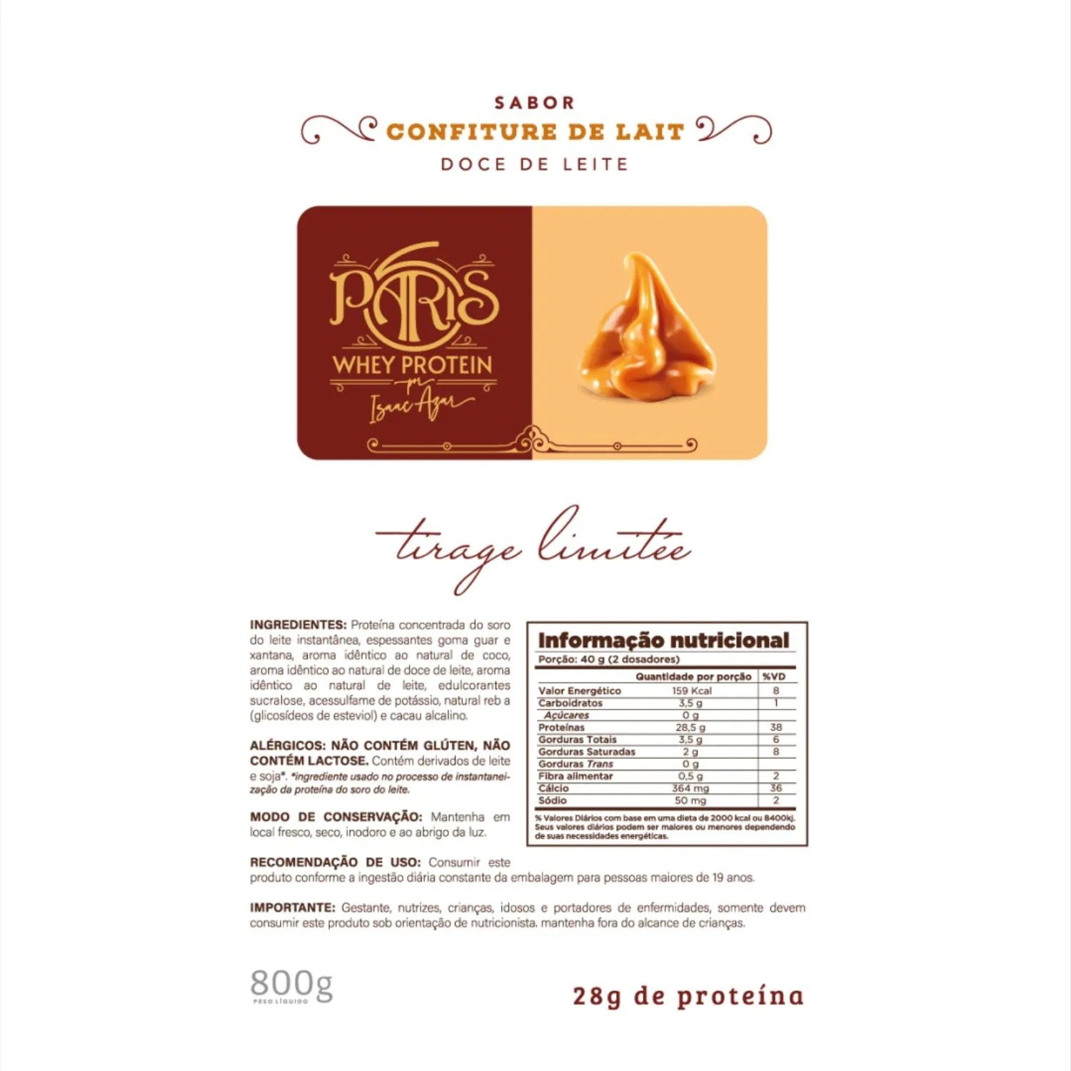 WHEY 907G / 800G (PARIS 6) - CHEF