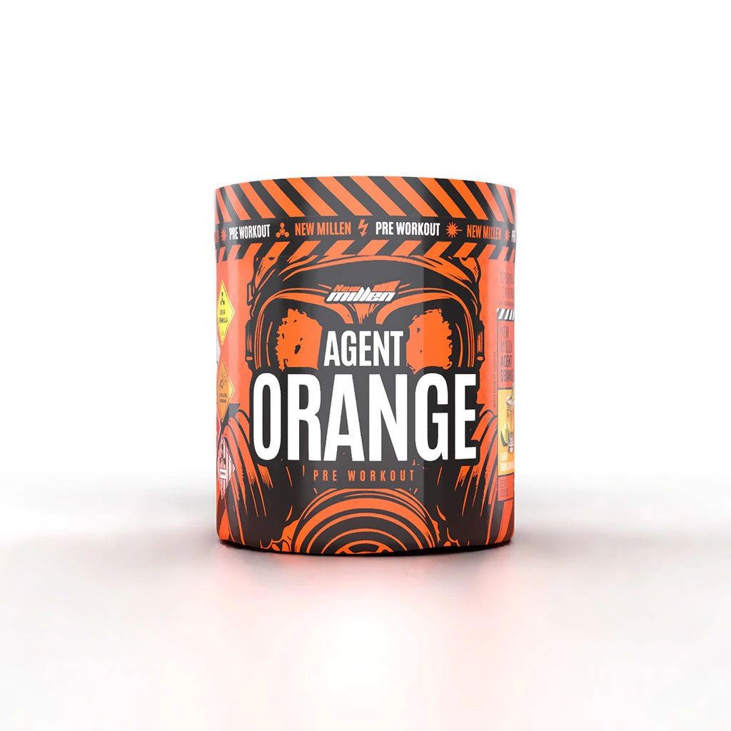 PRÉ TREINO AGENT ORANGE 250G - NEW MILLEN