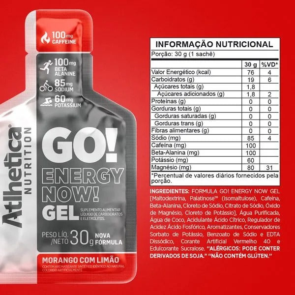 GO! ENERGY GEL 30G - ATLHETICA NUTRITION