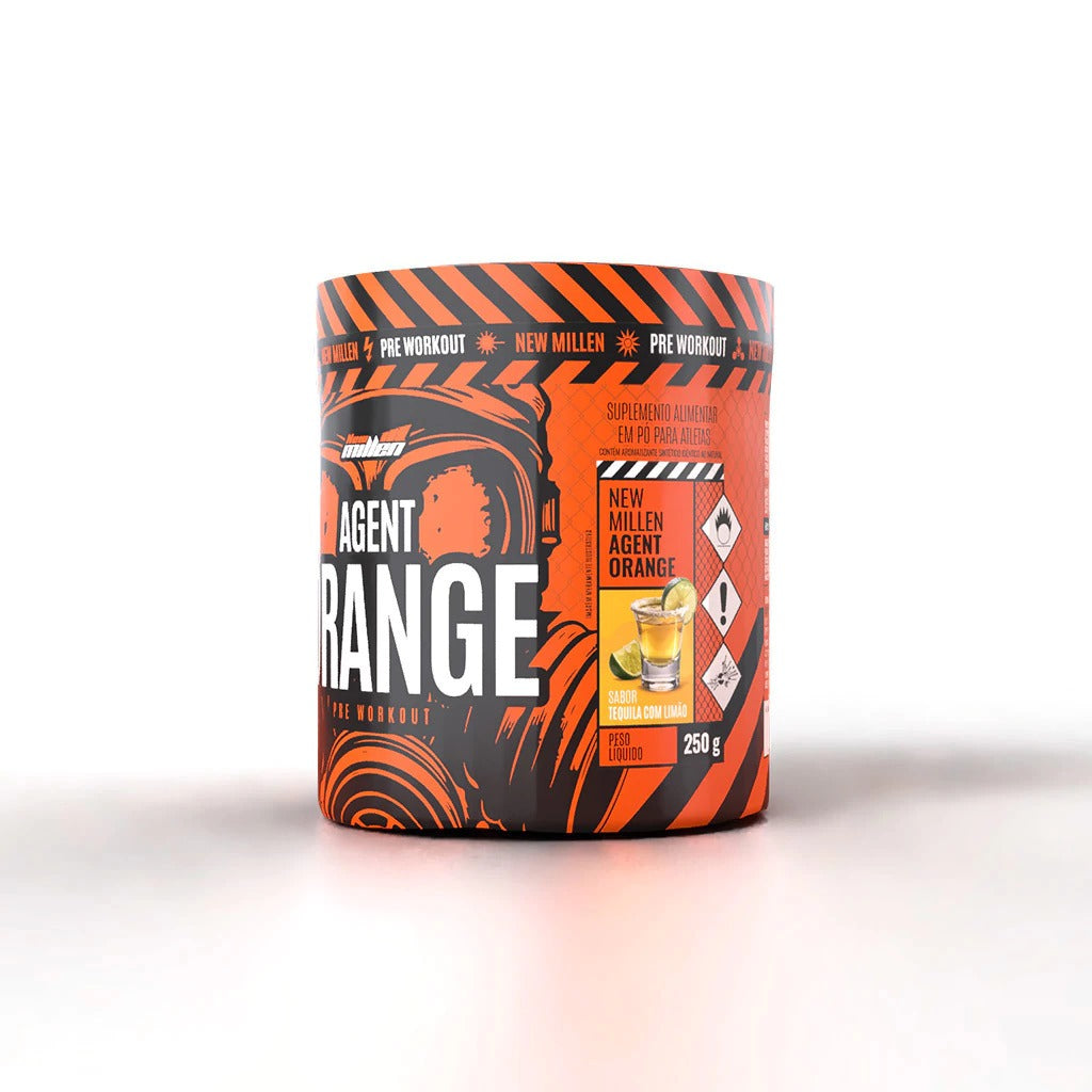 PRÉ TREINO AGENT ORANGE 250G - NEW MILLEN