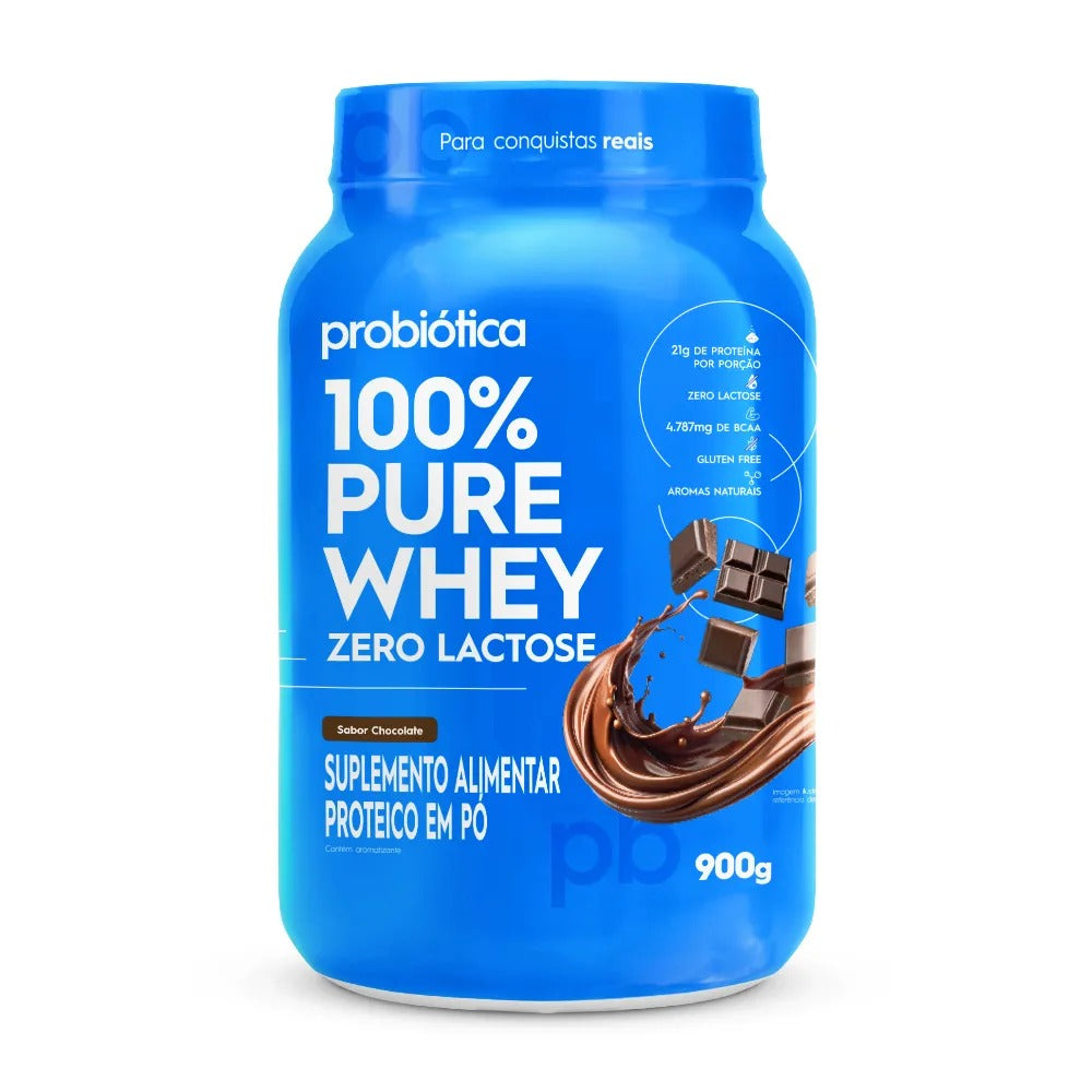 100% PURE WHEY ZERO LACTOSE 900G - PROBIOTICA