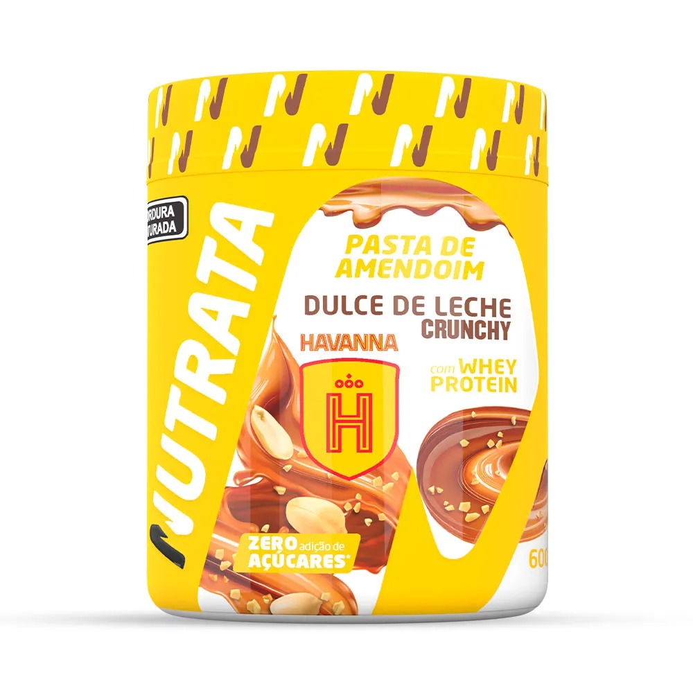 PASTA DE AMENDOIM HAVANNA 600G - NUTRATA