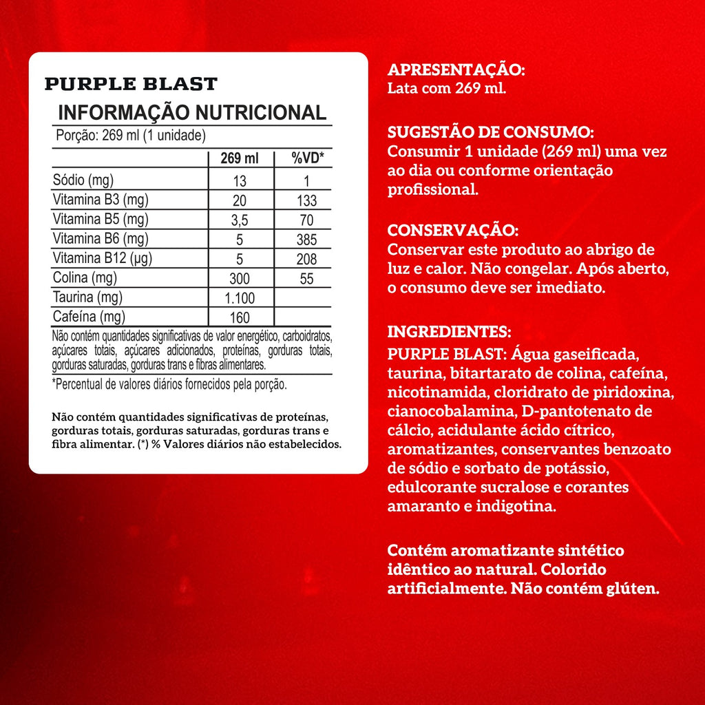 BOOSTER ENERGY DRINK 269ML -INTEGRAL MÉDICA