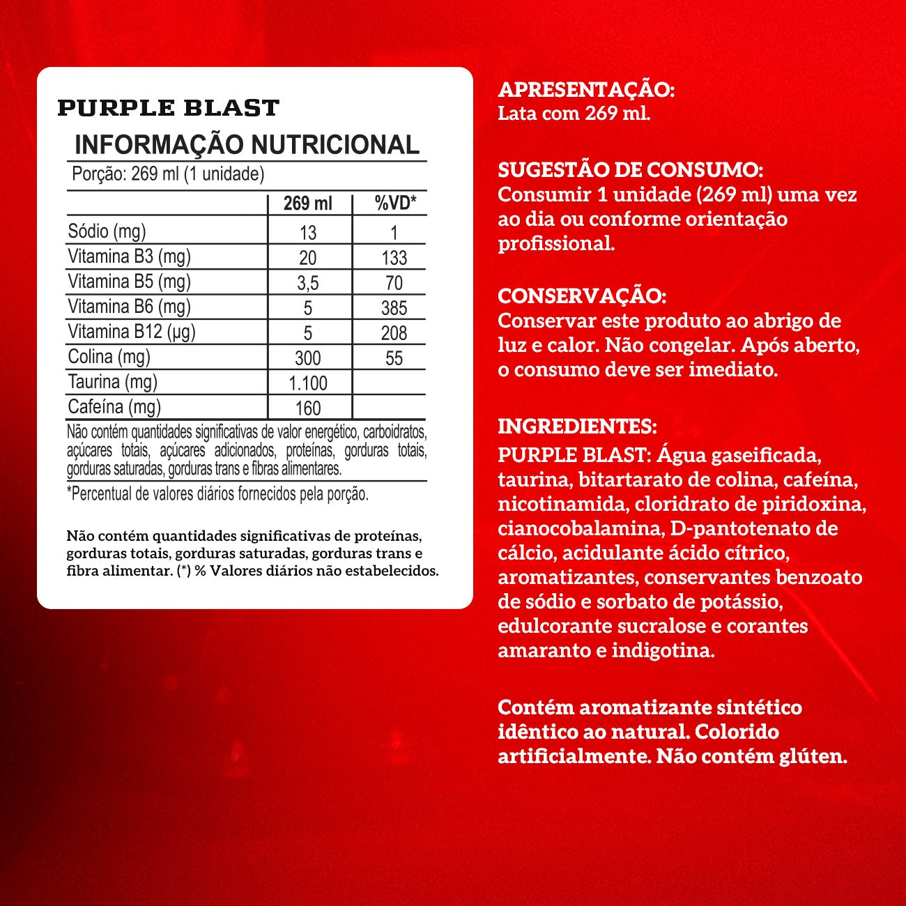 BOOSTER ENERGY DRINK 269ML -INTEGRAL MÉDICA