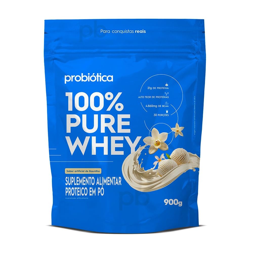 100% PURE WHEY REFIL 900G - PROBIOTICA