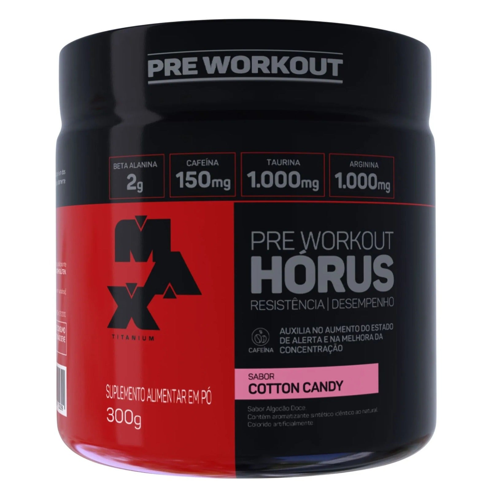 PRÉ WORKOUT HÓRUS 300G - MAX TITANIUM