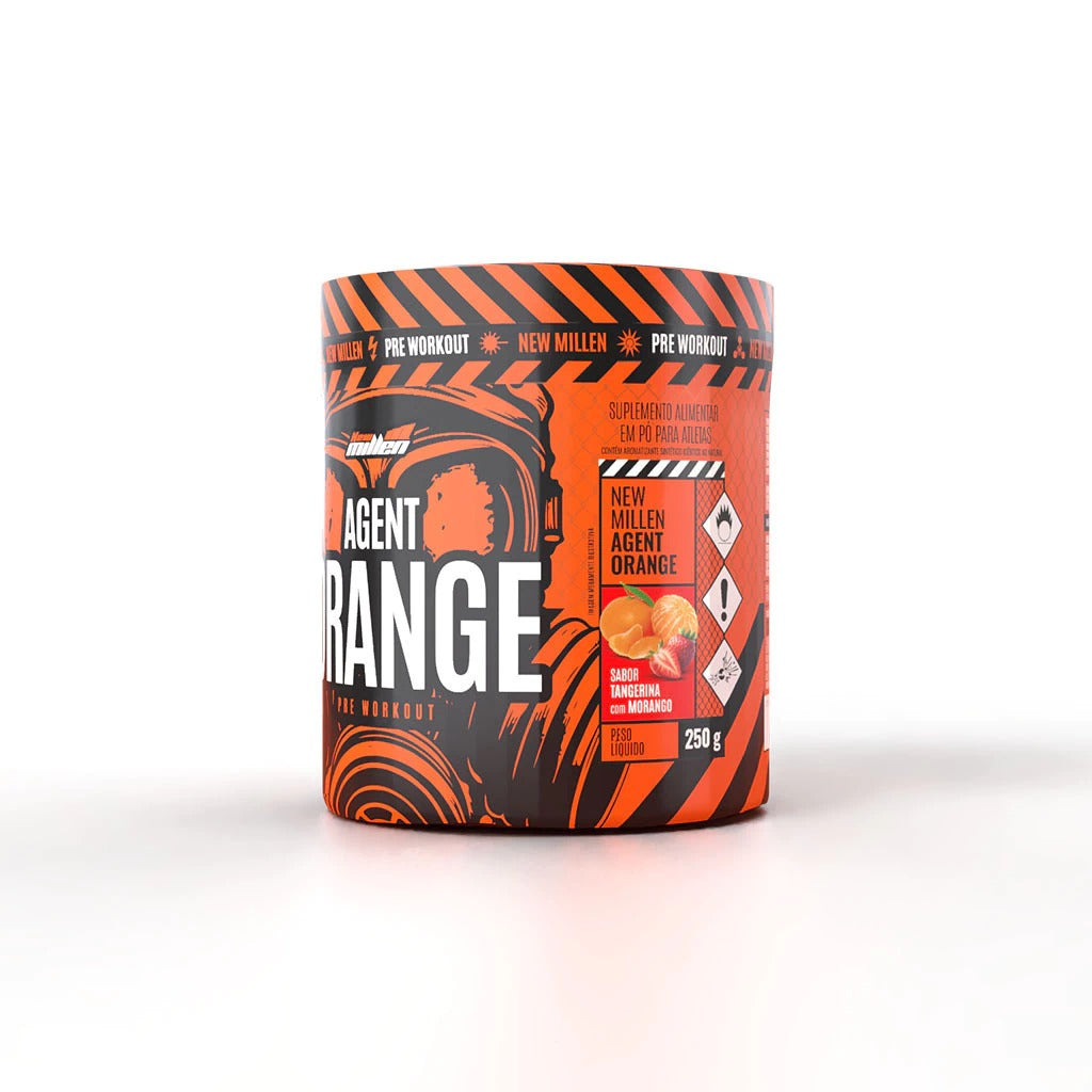 PRÉ TREINO AGENT ORANGE 250G - NEW MILLEN